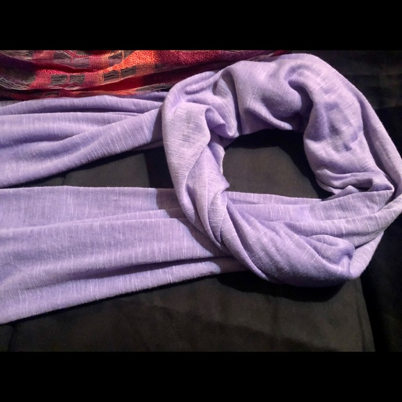 SOLD: Pair of Purple Scarves - Picture 3 of 9